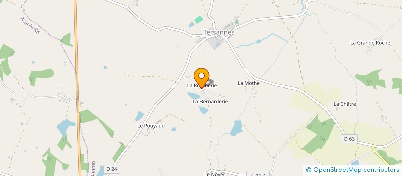 localisation de l'entreprise MADAME YVETTE BEAUBERT à TERSANNES