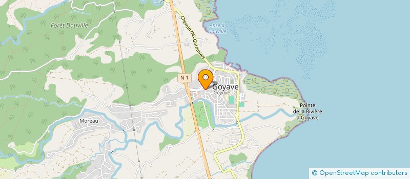 localisation de l'entreprise MADAME YVETTE BEAUPERE à GOYAVE