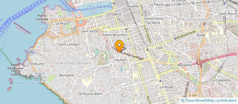 localisation de l'entreprise MADAME YVETTE BENHAMOU à MARSEILLE