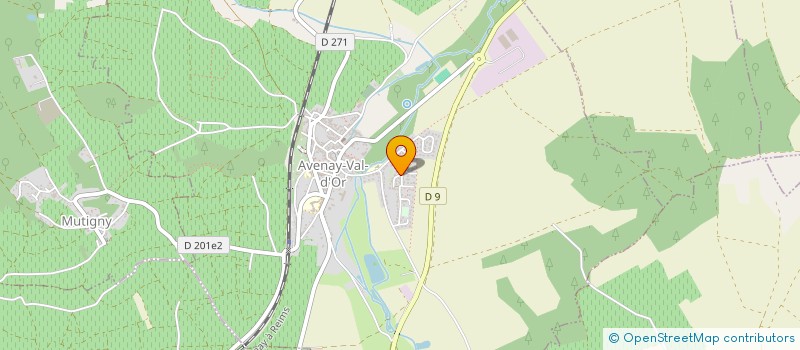 localisation de l'entreprise MADAME YVETTE BERGERONNEAU  AVENAY-VAL-D'OR