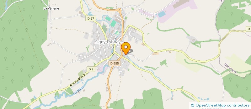 localisation de l'entreprise MADAME YVETTE BERNARD  SIGNY-L'ABBAYE