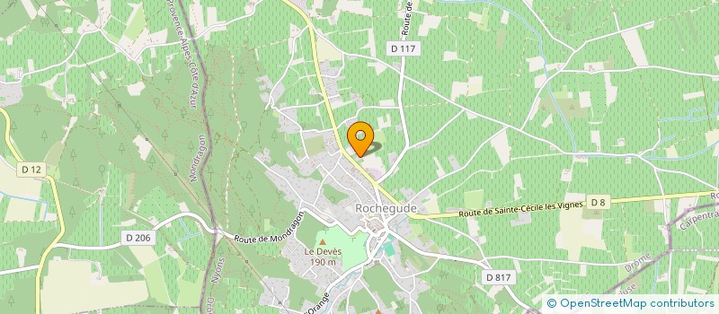 localisation de l'entreprise MADAME YVETTE BESANCON  ROCHEGUDE