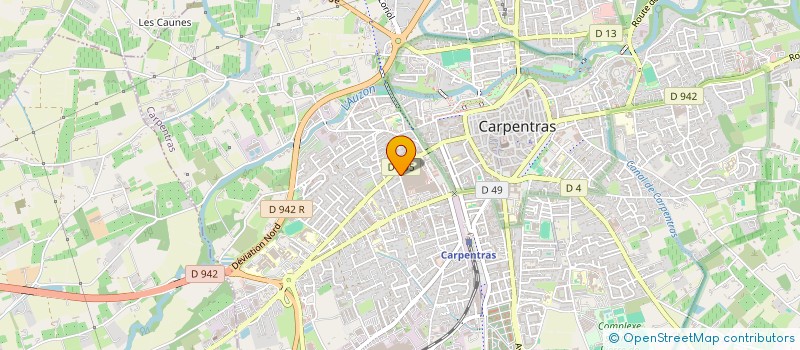 localisation de l'entreprise MADAME YVETTE BINET  CARPENTRAS