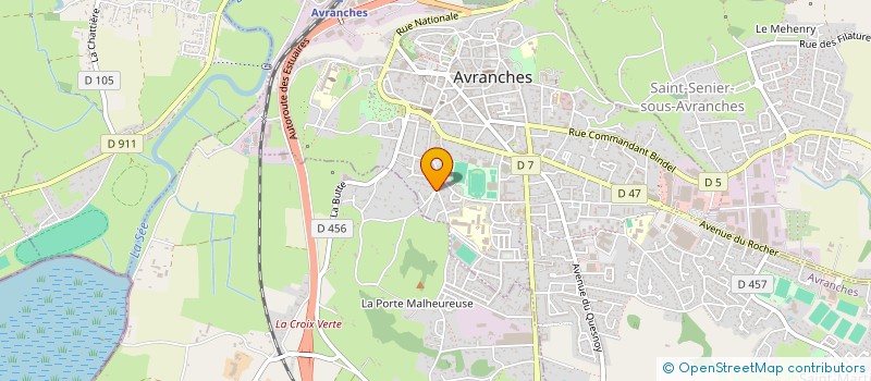 localisation de l'entreprise MADAME YVETTE BOBANT à AVRANCHES