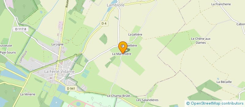 localisation de l'entreprise MADAME YVETTE BORDEAU à LAMBLORE