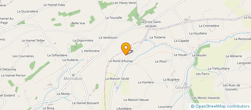 localisation de l'entreprise MADAME YVETTE BOSSARD  GOUVETS