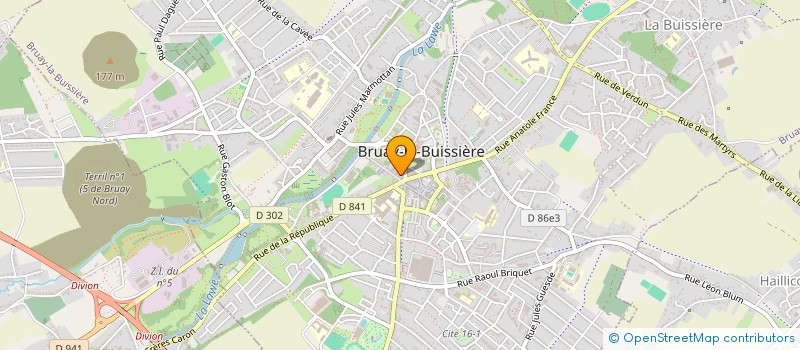 localisation de l'entreprise MADAME YVETTE BOUCHEND'HOMME à BRUAY-LA-BUISSIERE