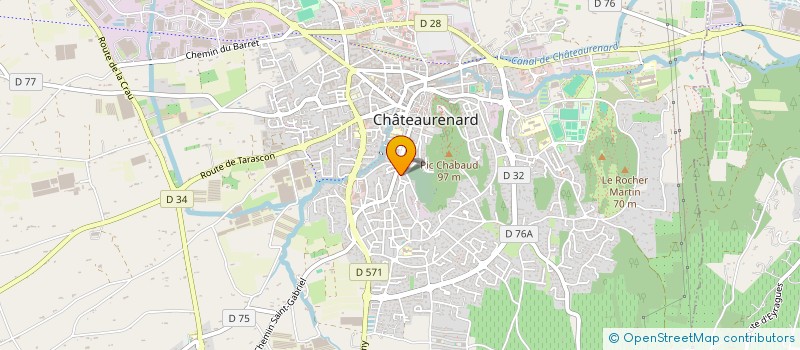 localisation de l'entreprise MADAME YVETTE BOUCHET à CHATEAURENARD