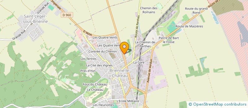 localisation de l'entreprise MADAME YVETTE BOUR  BRIENNE-LE-CHATEAU