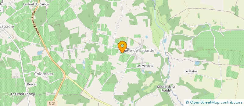 localisation de l'entreprise MADAME YVETTE BOURDIL  CONNE-DE-LABARDE