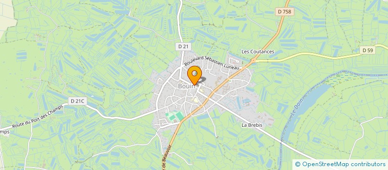 localisation de l'entreprise MADAME YVETTE BOUTET  BOUIN