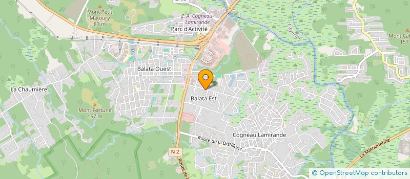 localisation de l'entreprise MADAME YVETTE BOUVIER  MATOURY