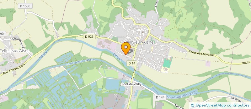 localisation de l'entreprise MADAME YVETTE BRIFFAUT à VAILLY-SUR-AISNE