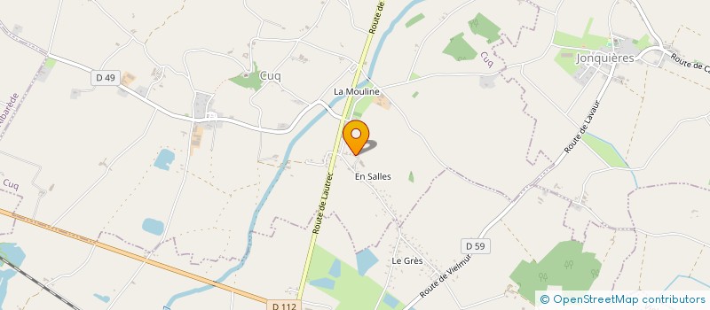 localisation de l'entreprise MADAME YVETTE BRUN  CUQ