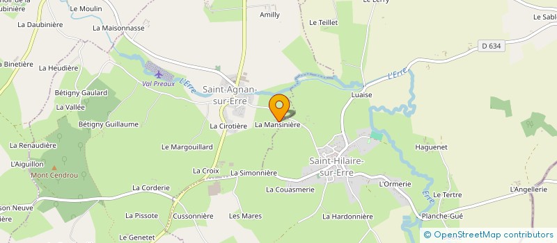 localisation de l'entreprise MADAME YVETTE BRUNET à VAL-AU-PERCHE