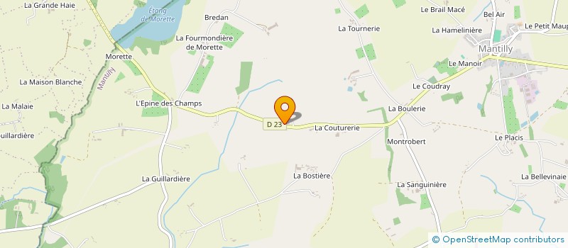 localisation de l'entreprise MADAME YVETTE BRUNO à MANTILLY