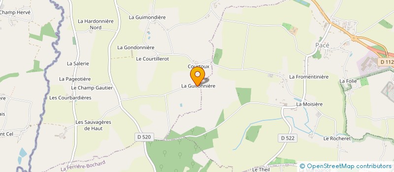 localisation de l'entreprise MADAME YVETTE BUSSON à SAINT-DENIS-SUR-SARTHON