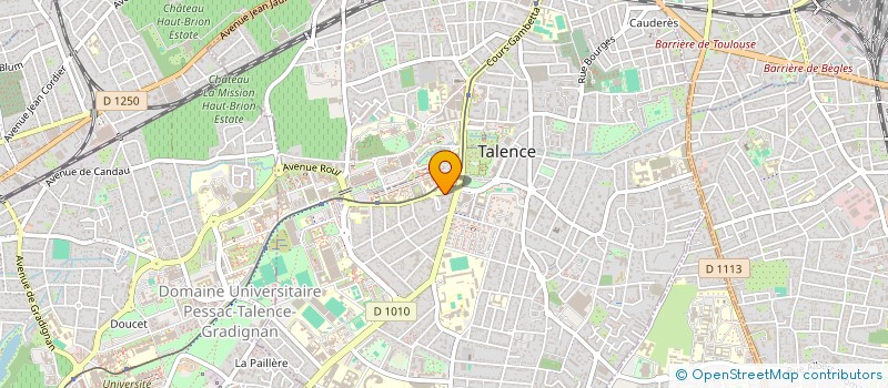 localisation de l'entreprise MADAME YVETTE CAMILLERI à TALENCE