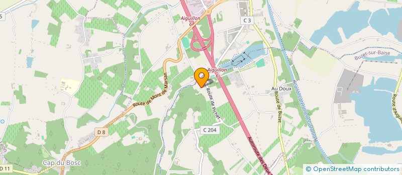 localisation de l'entreprise MADAME YVETTE CARRERE  SAINT-PIERRE-DE-BUZET