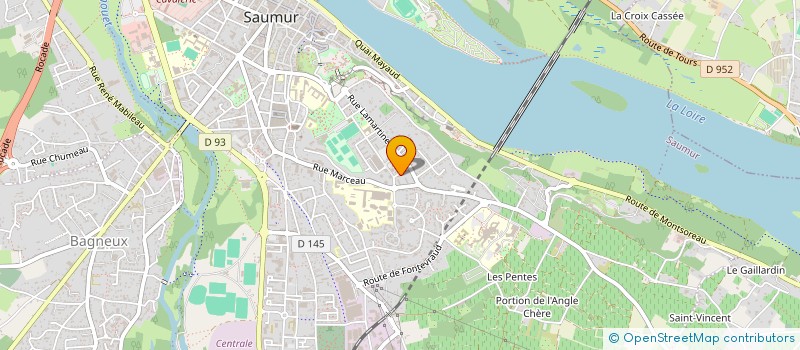 localisation de l'entreprise MADAME YVETTE CARTIER  SAUMUR