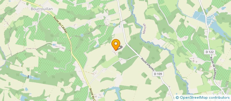 localisation de l'entreprise MADAME YVETTE CASTEX  SAINTE-CHRISTIE-D ARMAGNAC