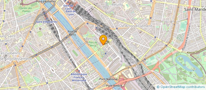 localisation de l'entreprise MADAME YVETTE CAVALLINI  PARIS