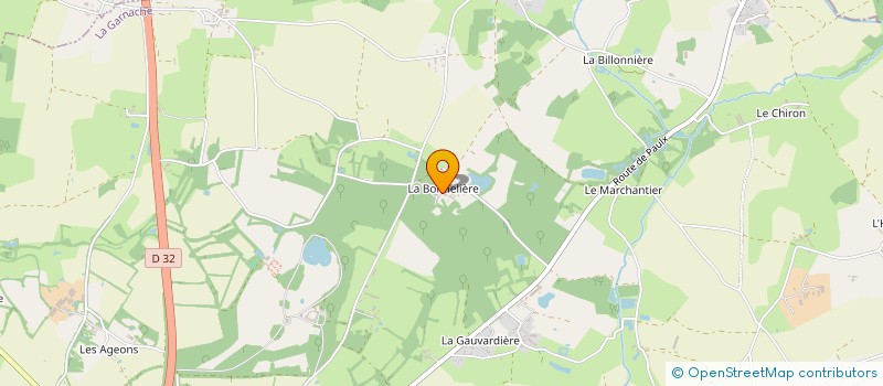 localisation de l'entreprise MADAME YVETTE CHAILLOU  LA GARNACHE