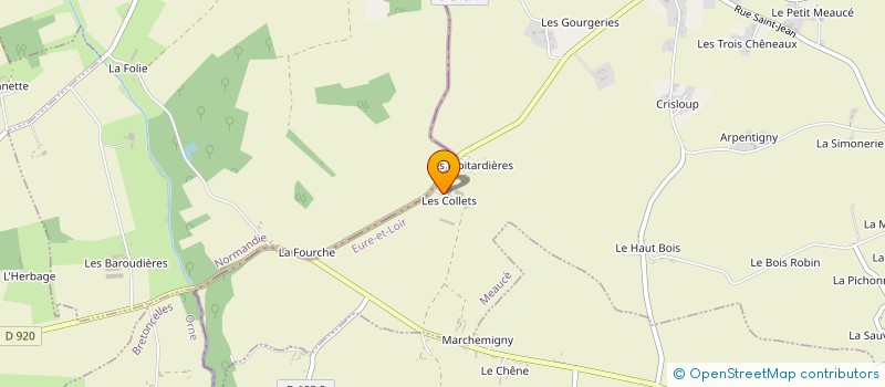 localisation de l'entreprise MADAME YVETTE CHANDAVOINE à MEAUCE
