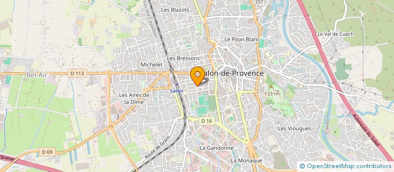 localisation de l'entreprise MADAME YVETTE CHARLIER  SALON-DE-PROVENCE