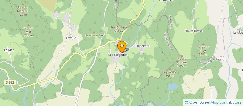 localisation de l'entreprise MADAME YVETTE CHARTAGNAC  SAINTE-ANNE-SAINT-PRIEST