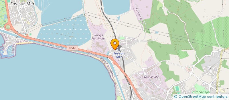 localisation de l'entreprise MADAME YVETTE CHAUMET à FOS-SUR-MER