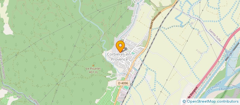 localisation de l'entreprise MADAME YVETTE CHIROW à CORBIERES-EN-PROVENCE