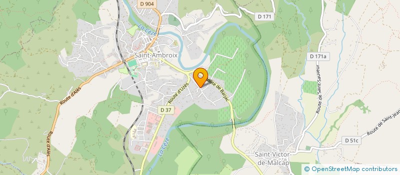 localisation de l'entreprise MADAME YVETTE CLAVEIROLE  ALLEGRE-LES-FUMADES