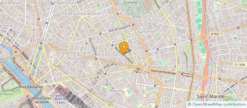 localisation de l'entreprise MADAME YVETTE COCHEGRUE  PARIS