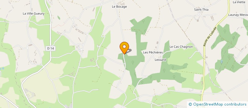 localisation de l'entreprise MADAME YVETTE COLLET à LE MENE