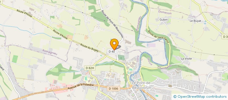 localisation de l'entreprise MADAME YVETTE COMBE  ROMAGNIEU