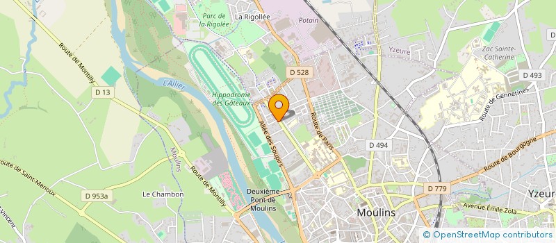 localisation de l'entreprise MADAME YVETTE COULON à MOULINS