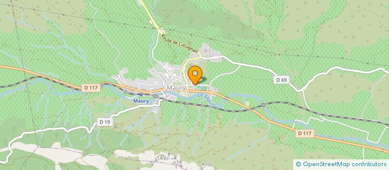 localisation de l'entreprise MADAME YVETTE COUTRES  MAURY