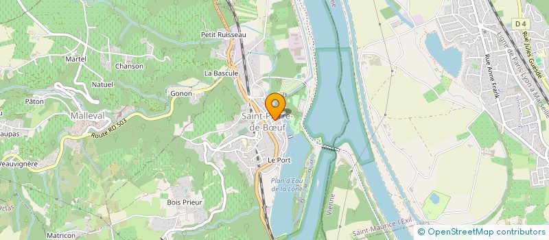 localisation de l'entreprise MADAME YVETTE COUTURIER  SAINT-APPOLINARD