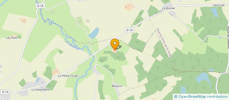 localisation de l'entreprise MADAME YVETTE COUVAL  CHAMPIGNELLES