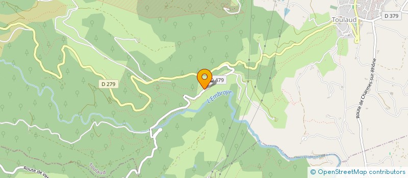 localisation de l'entreprise MADAME YVETTE CROUZET  TOULAUD