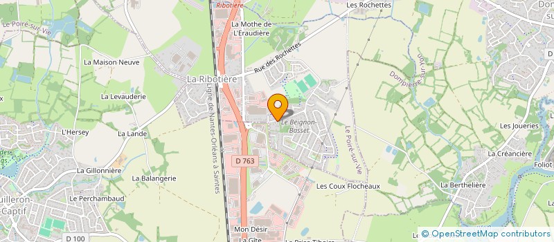 localisation de l'entreprise MADAME YVETTE DAIRAY à LE POIRE-SUR-VIE
