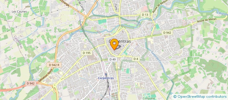 localisation de l'entreprise MADAME YVETTE DAVIGNON  CARPENTRAS