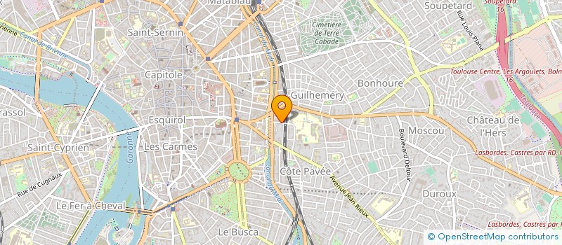 localisation de l'entreprise MADAME YVETTE DECASO à TOULOUSE