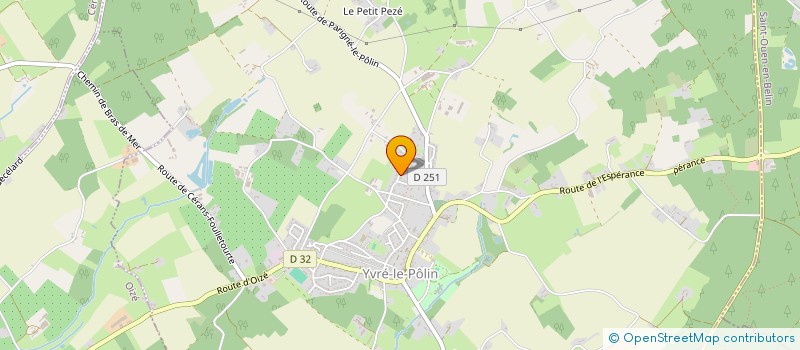 localisation de l'entreprise MADAME YVETTE DELAROCHE à CERANS-FOULLETOURTE