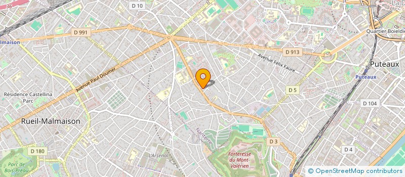 localisation de l'entreprise MADAME YVETTE DEPREZ  NANTERRE