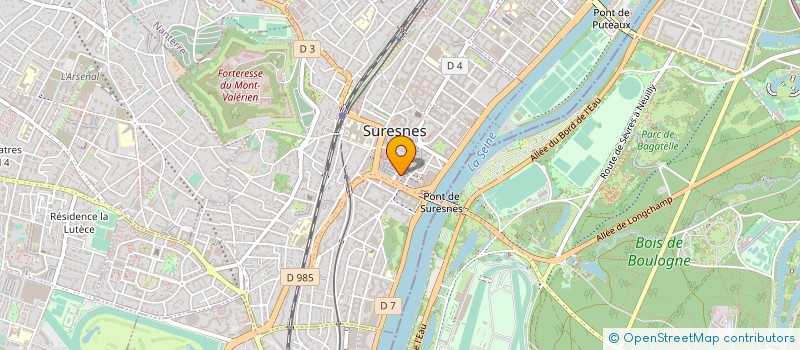 localisation de l'entreprise MADAME YVETTE DESTOUCHES à SURESNES