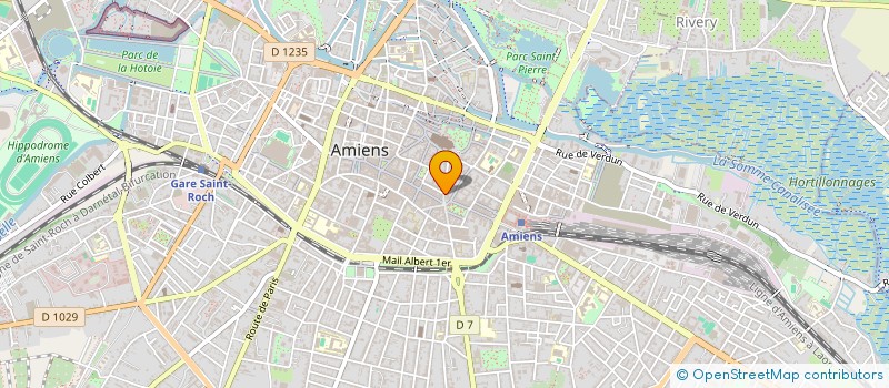 localisation de l'entreprise MADAME YVETTE DEVERITE à AMIENS
