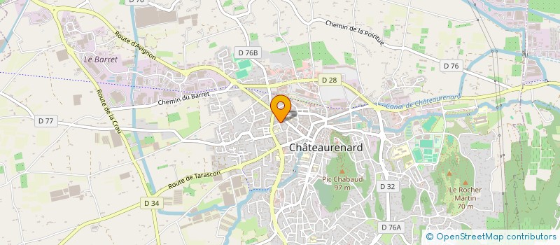 localisation de l'entreprise MADAME YVETTE DEVES  CHATEAURENARD