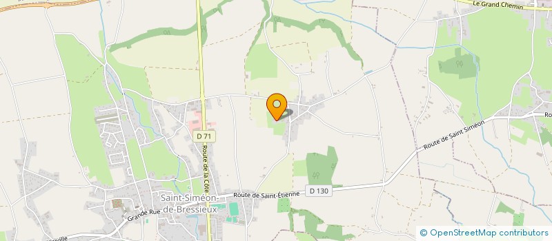 localisation de l'entreprise MADAME YVETTE DEVILLA  SAINT-SIMEON-DE-BRESSIEUX